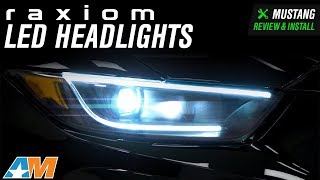 2015-2018 Mustang GT350 Raxiom LED Headlights Review & Install