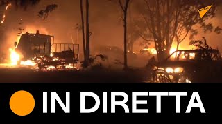 Atene: gli incendi boschivi imperversano fuori controllo