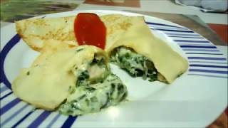 Crepes de pollo y espinacas Recetas por doquier (RPD) # 21