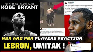 LEBRON JAMES NAIYAK nang MALAMAN ang NANGYARI kay KOBE! PBA and NBA Players REACTIONS!