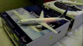 HD Die-Cast Model Continental Airlines Planes I Bought From West Main Toys in Hong Kong
