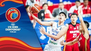Philippines v Malaysia - Full Game - FIBA U16 Asian Championship
