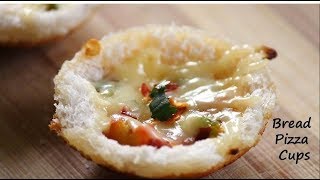 Bread Pizza Cups in Appe Pan | Party Snack Idea | No Oven Cheesy Pizza Cups |Rj Payal’s Kitchen