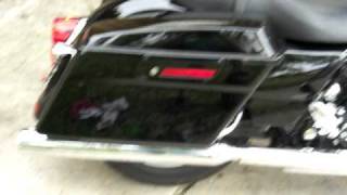 2009 Street Glide AFTER stage 1, with Rush slip ons