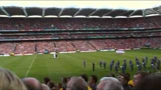 The Irish national anthem: Amhrán na bhFiann, at the All-Ireland Football Final 2010
