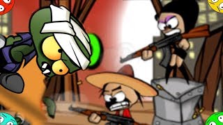 ? Зомби не Умеют Прыгать #3. Игра Zombies Can't Jump. Мексиканская битва мультик