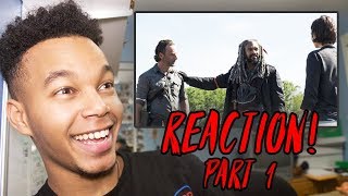 The Walking Dead Season 8 Episode 1 "Mercy" REACTION! (Part 1)