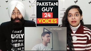 24 Singers in 7 Minute | Pakistani Talented Singer | Shafaat Ali Mimicary | Indian Reaction