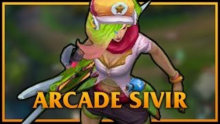 Arcade Sivir LoL Custom Skin ShowCase