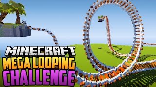 ACHTBAAN MOD MEGA LOOPING RACE CHALLENGE - Minecraft Mod Challenge