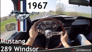 Ford Mustang 1967 289 V8 POV Test Drive + Acceleration 0 - 80 mph