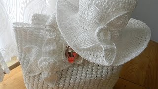 Вязаные сумки из пакетов. Сrochet Handbags of  Plastic Yarn