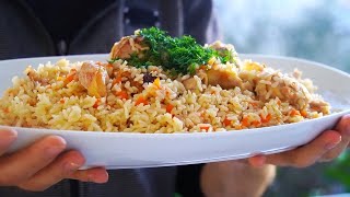 КРУТОЙ ПЛОВ ИЗ КУРИЦЫ! Рассыпчатый плов за 45 минут!