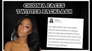 BKCHAT LDN : CHIOMA FACES BACKLASH OVER TWEET!