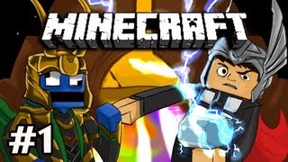 Minecraft: Asgard Adventures w/Nova & Kootra Ep.1 - A COLORFUL NEW WORLD