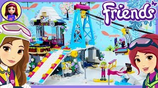 LEGO Friends Snow Resort Ski Lift Build Review Silly Play Kids Toys