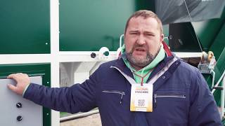 Сепараторы зерна.  Выставка в Кропивницком.  Обзор агрегата предварительной очистки.