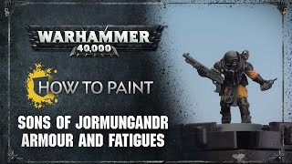 How to Paint: Sons of Jormungandr Armour and Fatigues