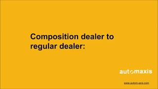 Composition dealer to Regular dealer