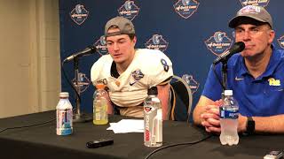 Pitt HC Pat Narduzzi, QB Kenny Pickett, FS Damar Hamlin 12/26/19 | Quick Lane Bowl | PWN
