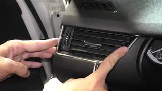 Skoda Octavia A7 - Как снять дефлектор отопителя боковой