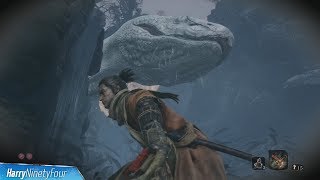 Sekiro Shadows Die Twice - Great Serpent Boss Walkthrough (First Encounter)