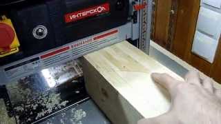 Рейсмусовый станок Интерскол РС-330/1500, применение...