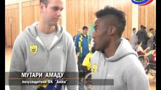 «Анжи» навестил баскетбольную команду инвалидов-колясочников