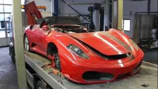 Ferrari F430 Schlimmer Unfall Crash Accident - www.kfzdemontage.de