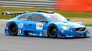 Volvo S60 V8 Racecar - Onboard, Fly-by and Sounds!
