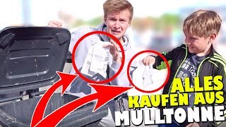 KASSENBON aus MÜLLTONNE entscheidet für 24 STUNDEN WAS wir KAUFEN und ESSEN  ? KRASS TipTapTube