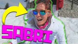 TORTURIAMO SABRI CON LA NEVE!! LA MIA PRIMA VOLTA SULLA MOTOSLITTA!!