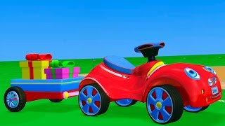 3D мультфильм: Мультик про Красную Машинку и Парк Аттракционов