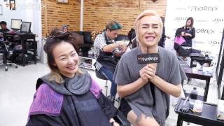 Phoenix siam salon คุณหญิง กัญญา ไรวินท์ มาเคลือบสีผมให้ดูสดใสขึ้นค่ะ