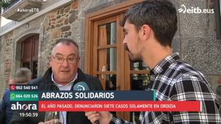 El abrazo solidario, el método de robo de moda en Ordizia
