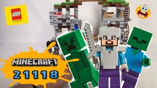 Lego Minecraft 21118,  Шахта (Mine). Огромный подземный мир приключений и опасностей!