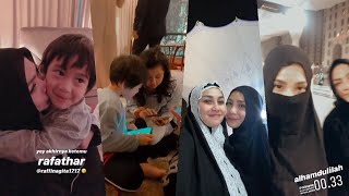 SENENGNYA RAFATHAR SAMPE DI MADINAH LANGSUNG KANGEN"AN SAMA MAMA RIETA SAMA TETEH KIA