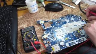 Packard Bell q5wtc  Compal LA 7912P нет B+ не включается схема