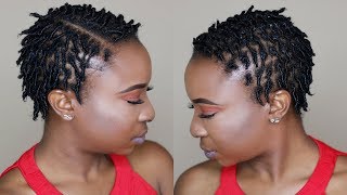HOW TO | FINGER COILS ON TWA | SHORT NATURAL HAIR