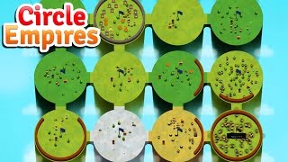 TOTAL CONQUEST!  Too Many Rival Empires - Circle Empires Gameplay