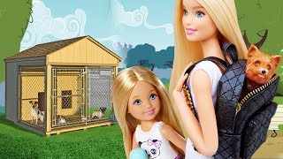 Мультик Барби и сестры взяли собаку из приюта! Мультик Barbie Girls