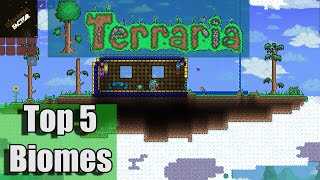 Terraria Top 5 Biomes | Terraria 1.2.4.1 Gameplay
