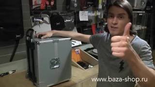 Алюминиевый кейс для виниловых пластинок 12" Record Case LP 100 Trolley aluminium