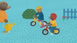 Petit Ours Brun 3D -  Le petit chariot