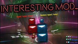 So I installed this Beat Saber Mod..