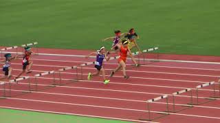 第47回 印旛郡市小学校陸上競技大会 ６年女子８０mH決勝