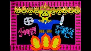 How to make eco friendly ravana at home // Dussehra craft work || How to make raavan