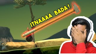 Itna bada hammer Getting Over It mai ! (Giant Hammer Mod)