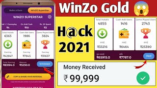 WinZo Gold Unlimited Refer Trick Working 2019 ll Tech & Earn