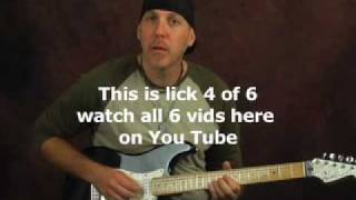 EZ Blues Licks for Lead Guitar Beginners lesson ala BB King